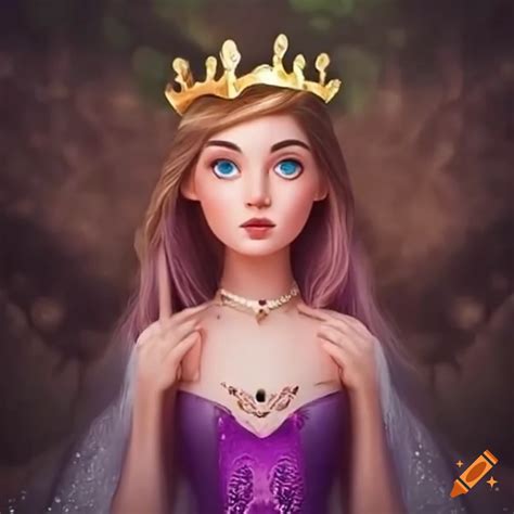 Ilustración de una princesa abandonada en un orfanato.