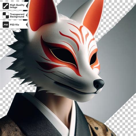 Máscara de zorro blanco (Hakuko)