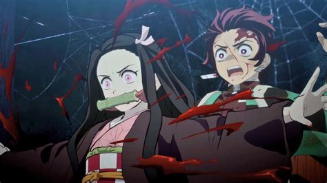 Nezuko y Tanjiro en una escena de acción de Demon Slayer