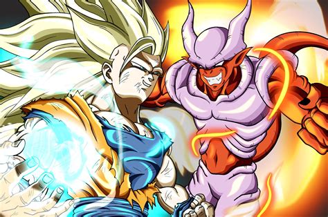 Goku enfrentándose a Janemba