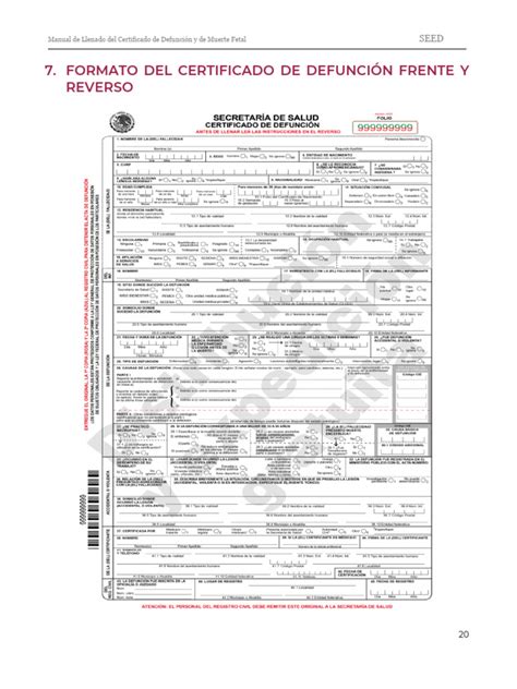 Documentos necesarios para un certificado de defunción