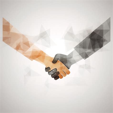 Ilustración de un apretón de manos simbolizando confianza.