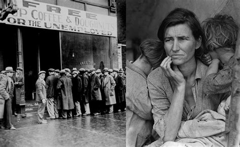 Imagen de la Gran Depresión en Estados Unidos