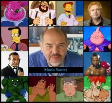 Mario Sauret como la voz de Majin Buu