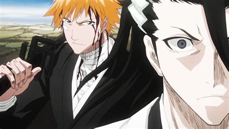 Ilustración del combate entre Byakuya e Ichigo