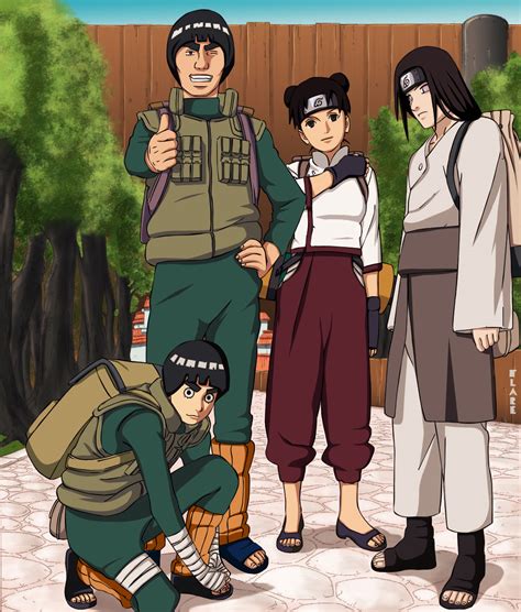 Equipo Guy: Neji, Tenten y Rock Lee