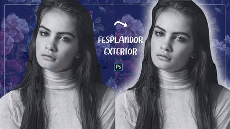 Ejemplo de resplandor exterior en Photoshop