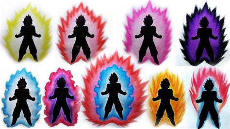 Ejemplo de aura estilo Dragon Ball finalizada
