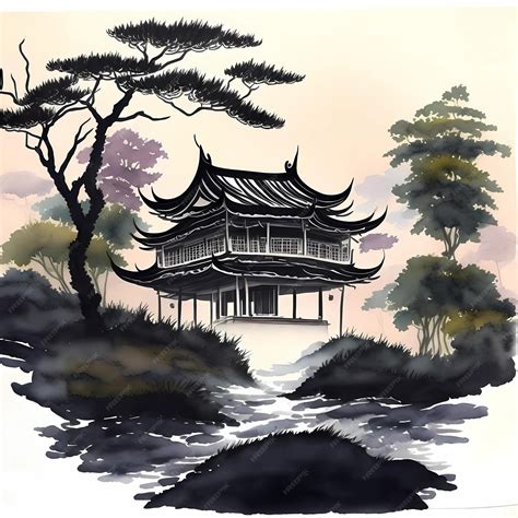 Arte marcial estilo tinta china