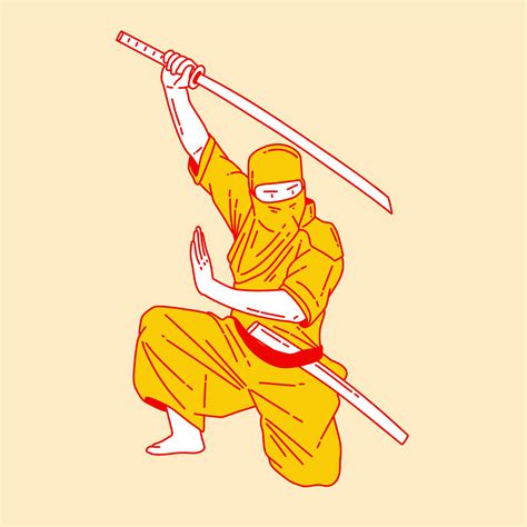 Ilustración de un ninja usando Genjutsu