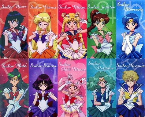 Ilustración de Sailor Moon con su lema