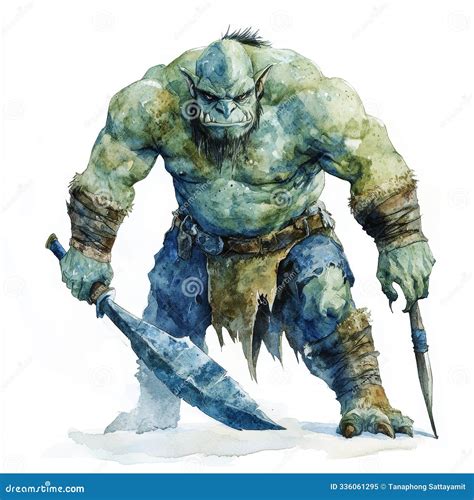 Ilustración de un Berserker Kamael blandiendo una espada antigua