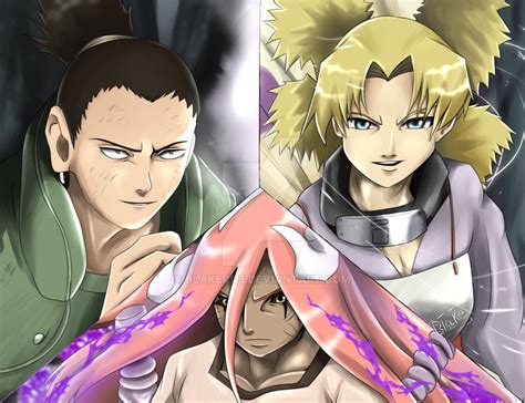 Temari enfrentándose a Tayuya