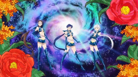 Las Sailor Starlights en su forma civil y de Sailor