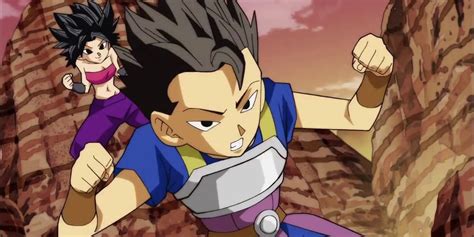 Cabba entrenando a Caulifla