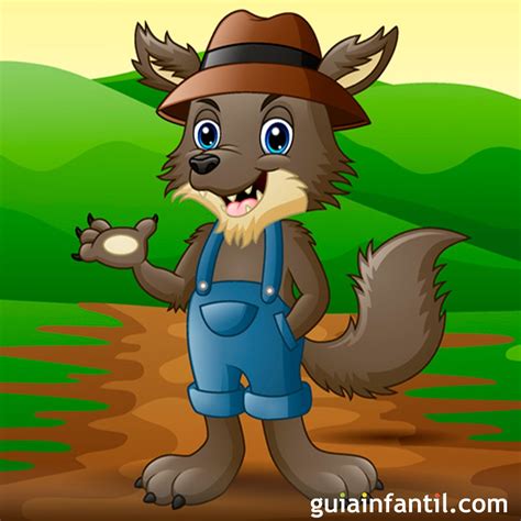 Ilustraciones de personajes como Caperucita Roja, el Lobo Feroz y los Cerditos