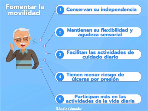 Infografía mostrando los beneficios de la movilidad articular