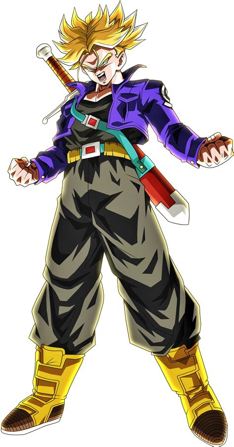 Imagen de Trunks del futuro con su característica armadura