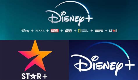 Logos de Disney+ y Star+