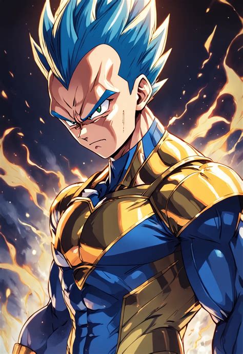 Imagen de Vegeta con expresión pensativa