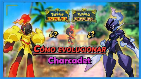 Charcadet evolucionando a Ceruledge