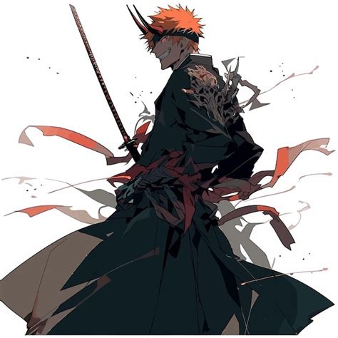 Personaje de Bleach bebiendo sake