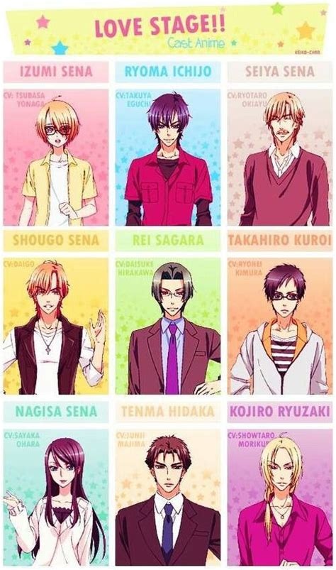 Personajes de Love Stage!!