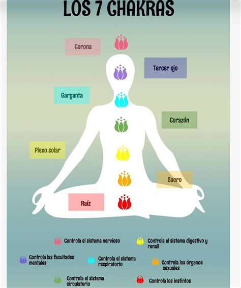 Diagrama comparativo de Chakra y Energía Espiritual