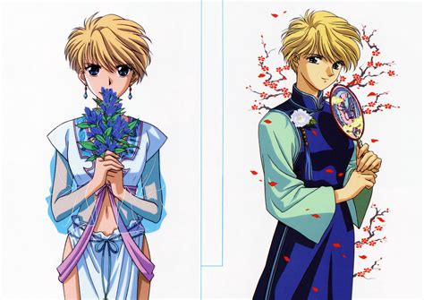 Ilustración de Yui Hongo de Fushigi Yuugi