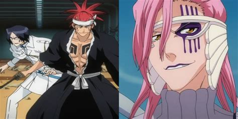 Renji Abarai y Uryu Ishida huyendo de Szayelaporro Granz