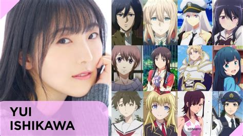 Personajes icónicos de Yui Ishikawa