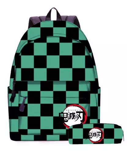 Mochila escolar de Demon Slayer con diseño de Tanjiro