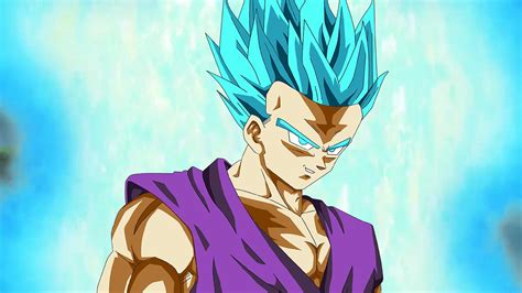 Gohan en Super Saiyan Blue atacando