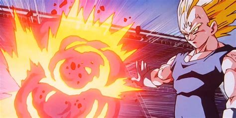 Vegeta usando el Big Bang Attack