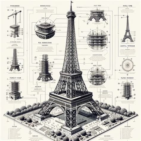 Diagrama de la estructura de la torre y los niveles de poder