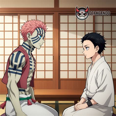 Representación de Akaza y su trágico pasado