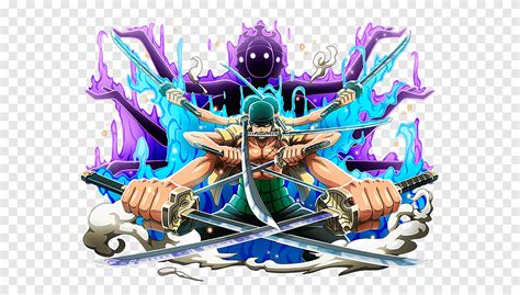 Roronoa Zoro entrenando con espadas