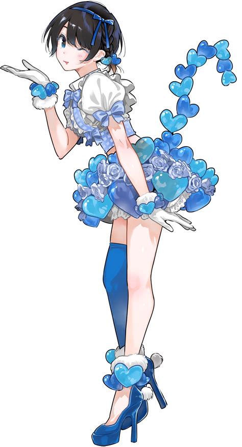 Ruka Sarashina con su característico lazo azul