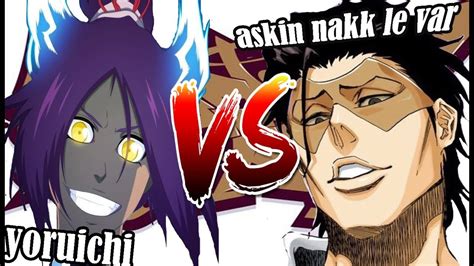 Yoruichi Shihōin luchando contra Askin Nakk Le Vaar