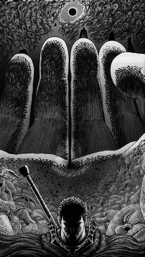 Ilustración de trolls en Berserk