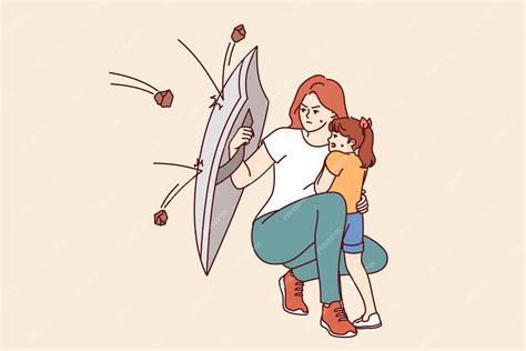 Natsu protegiendo a su hija