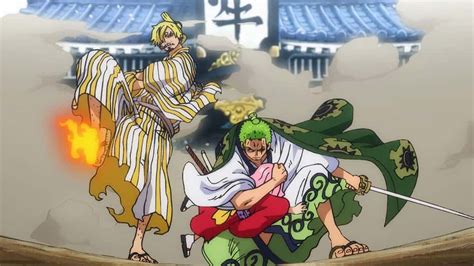 Reencuentro de Zoro y Sanji en Wano