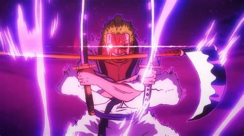 Zoro usando su técnica 