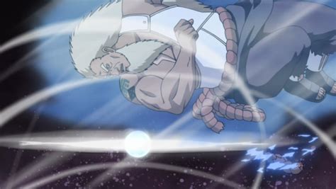Tercer Raikage envolviendo su cuerpo con Elemento Rayo