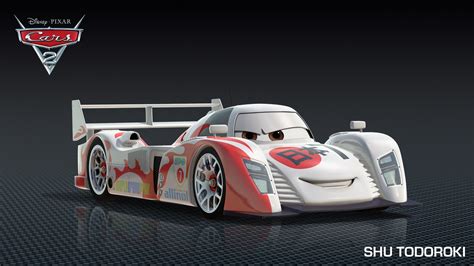Coche de carreras Shu Todoroki de Cars 2