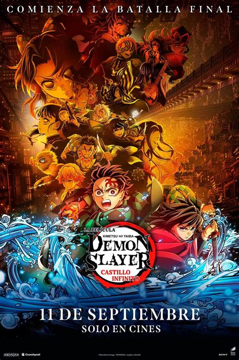 Infografía de la estructura del Castillo Infinito en Demon Slayer