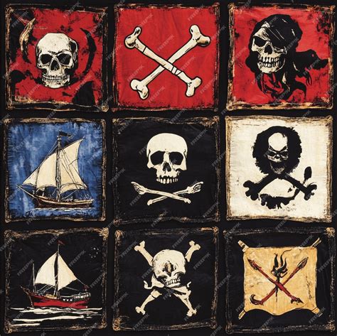 Evolución histórica de las banderas piratas