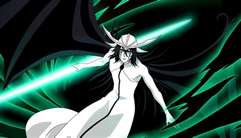 Ulquiorra Cifer con su Zanpakuto
