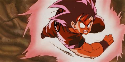 Goku usando el Kaio-ken