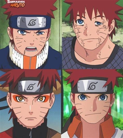 Personajes del Clan Uzumaki con cabello rojo